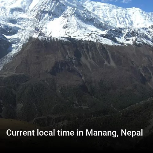Current local time in Manang, Nepal
