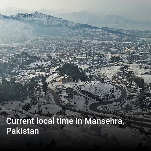 Current local time in Mansehra, Pakistan