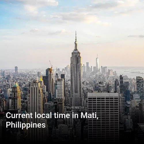 Current local time in Mati, Philippines