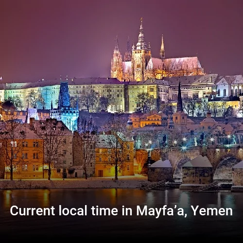 Current local time in Mayfa’a, Yemen
