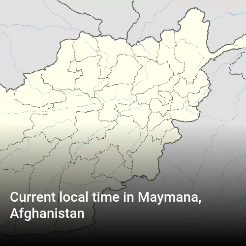 Current local time in Maymana, Afghanistan