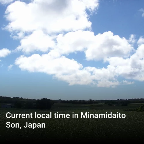 Current local time in Minamidaito Son, Japan