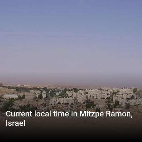 Current local time in Mitzpe Ramon, Israel