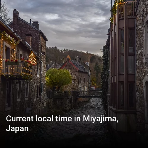 Current local time in Miyajima, Japan