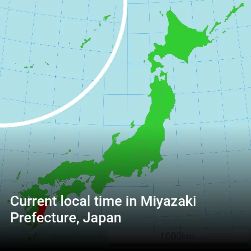 Current local time in Miyazaki Prefecture, Japan