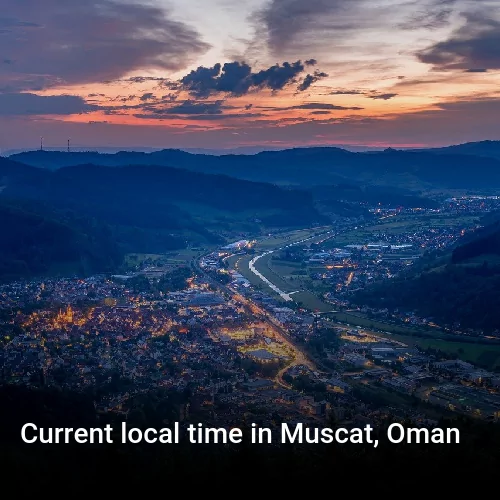 Current local time in Muscat, Oman