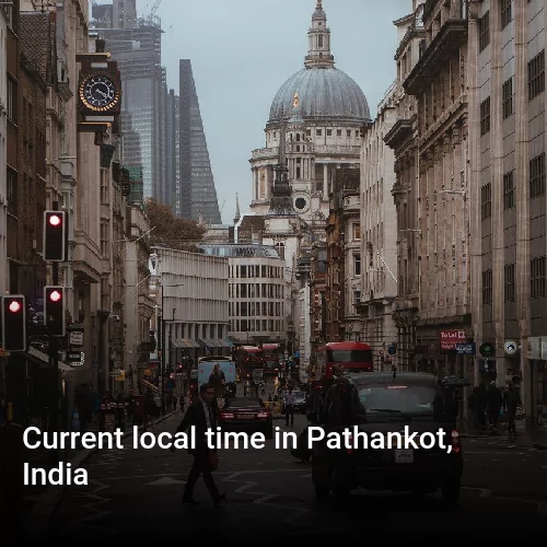 Current local time in Pathankot, India