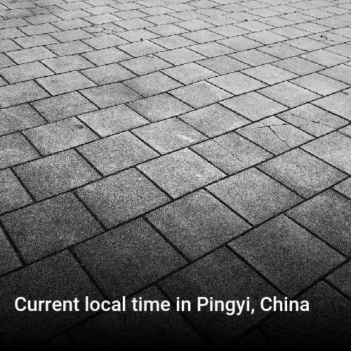 Current local time in Pingyi, China