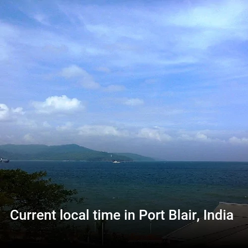 Current local time in Port Blair, India