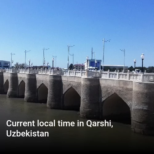 Current local time in Qarshi, Uzbekistan
