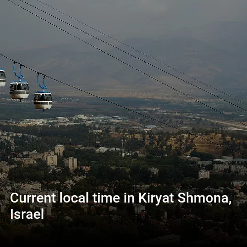 Current local time in Kiryat Shmona, Israel