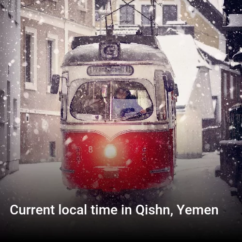 Current local time in Qishn, Yemen