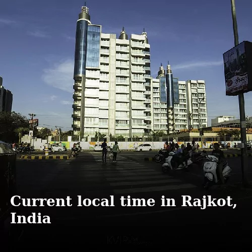Current local time in Rajkot, India