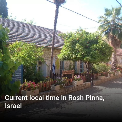 Current local time in Rosh Pinna, Israel