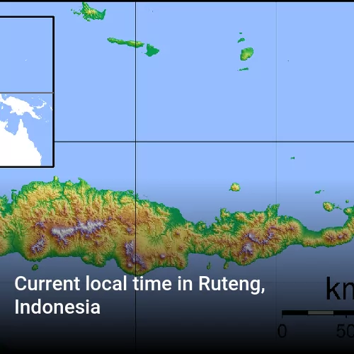 Current local time in Ruteng, Indonesia