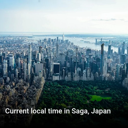 Current local time in Saga, Japan