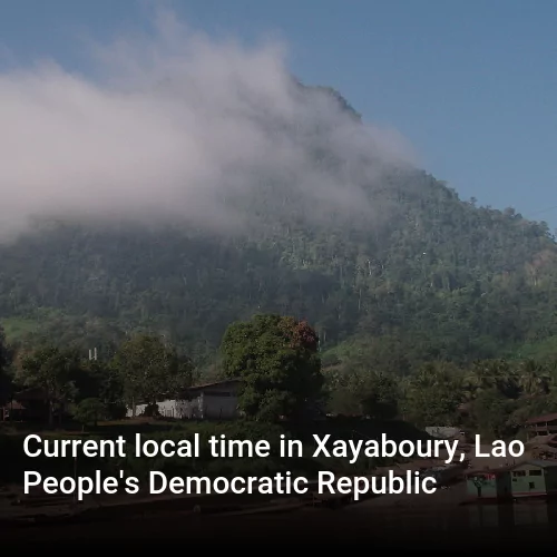 Current local time in Xayaboury, Lao People's Democratic Republic