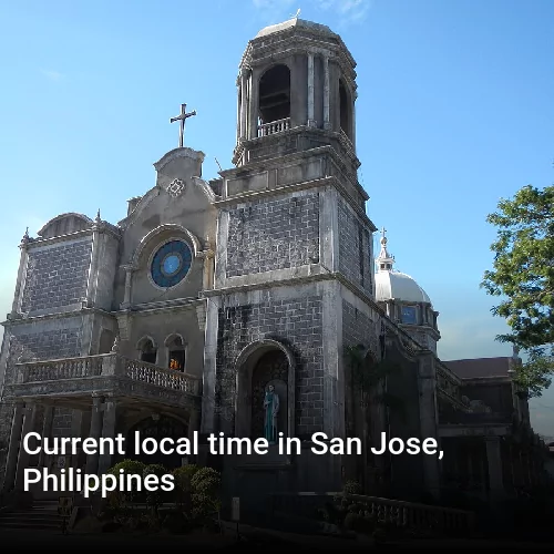 Current local time in San Jose, Philippines