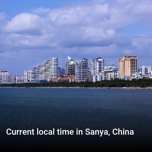 Current local time in Sanya, China