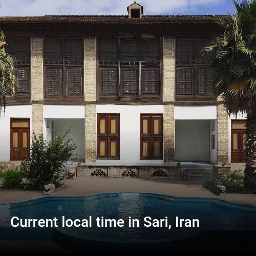 Current local time in Sari, Iran