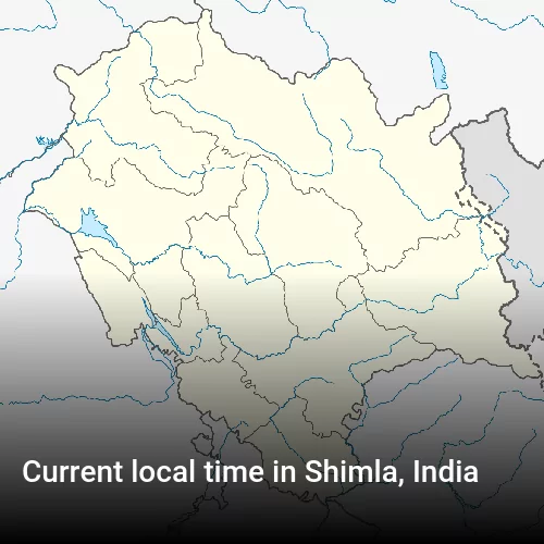 Current local time in Shimla, India
