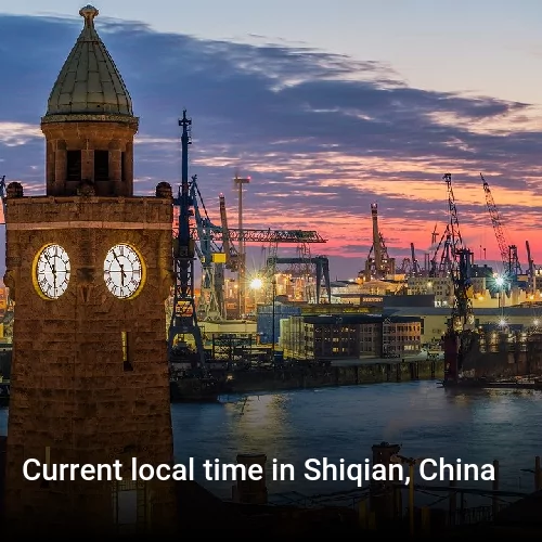 Current local time in Shiqian, China