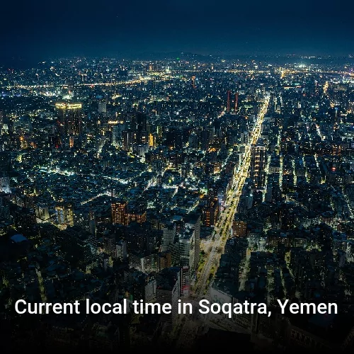 Current local time in Soqatra, Yemen