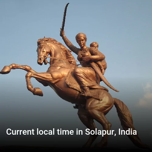 Current local time in Solapur, India