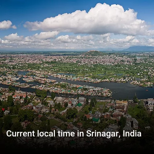 Current local time in Srinagar, India