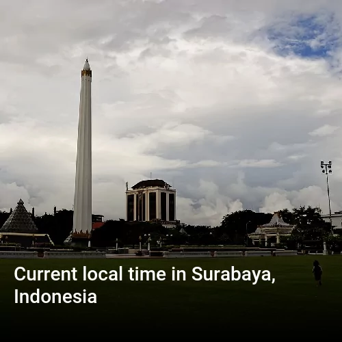Current local time in Surabaya, Indonesia
