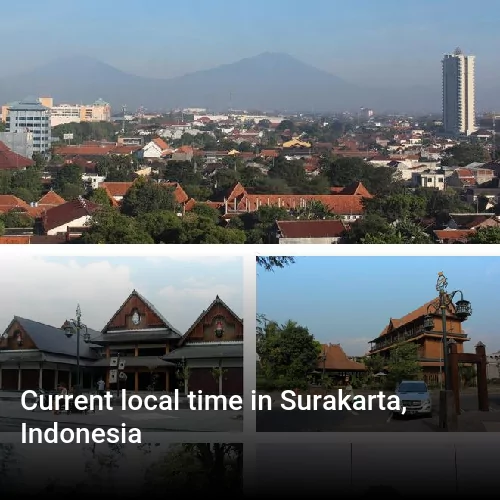 Current local time in Surakarta, Indonesia
