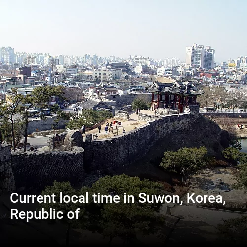 Current local time in Suwon, Korea, Republic of