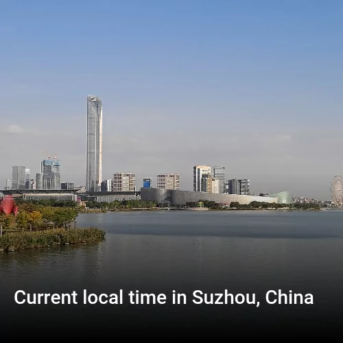 Current local time in Suzhou, China