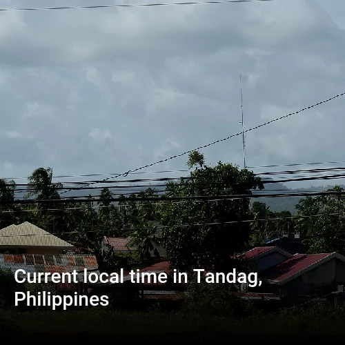 Current local time in Tandag, Philippines