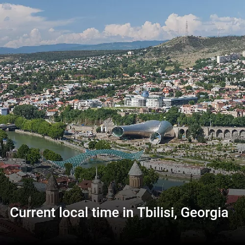 Current local time in Tbilisi, Georgia