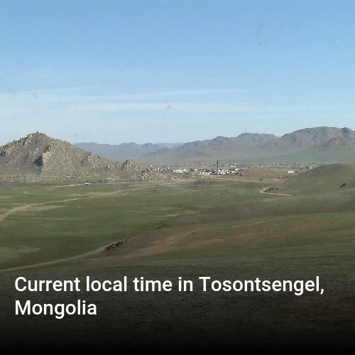 Current local time in Tosontsengel, Mongolia