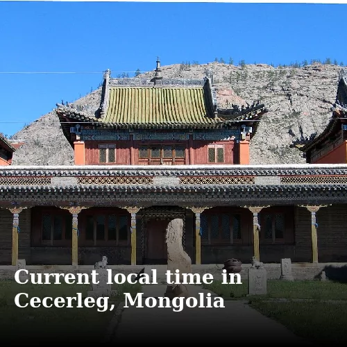 Current local time in Cecerleg, Mongolia