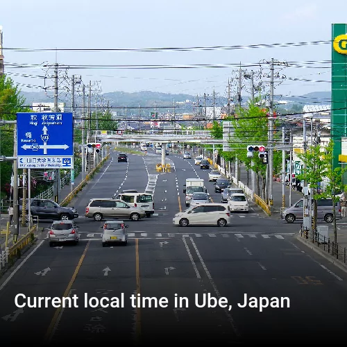 Current local time in Ube, Japan