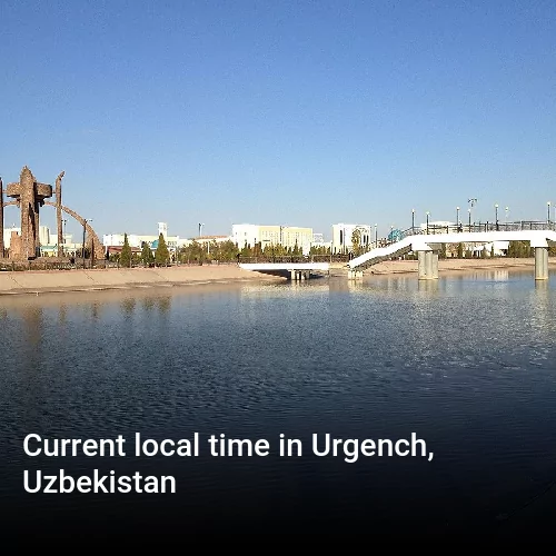 Current local time in Urgench, Uzbekistan