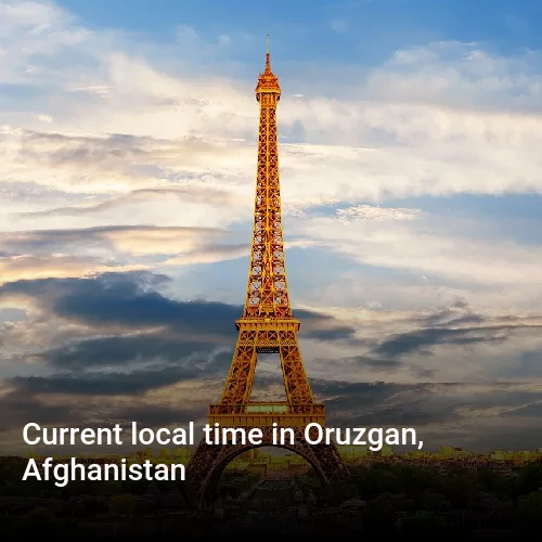 Current local time in Oruzgan, Afghanistan