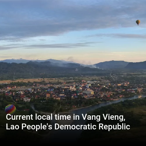 Current local time in Vang Vieng, Lao People's Democratic Republic