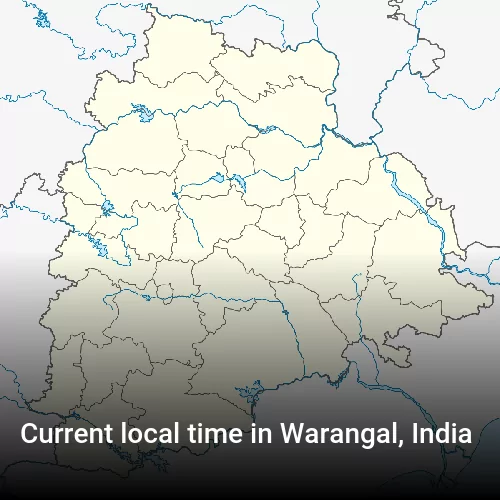 Current local time in Warangal, India