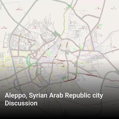 Aleppo, Syrian Arab Republic city Discussion