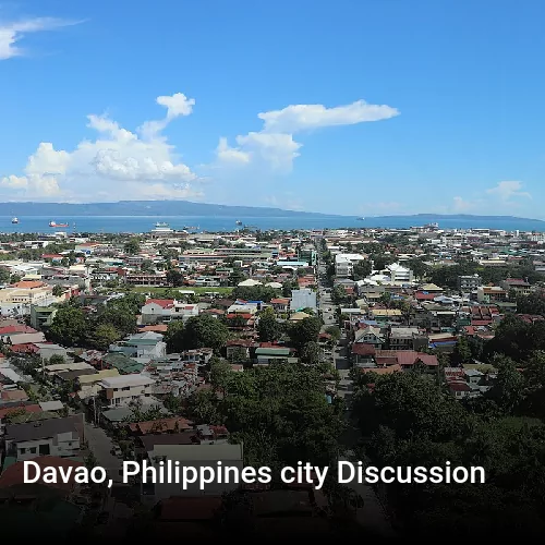 Davao, Philippines city Discussion