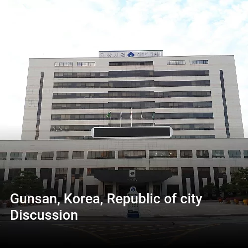 Gunsan, Korea, Republic of city Discussion
