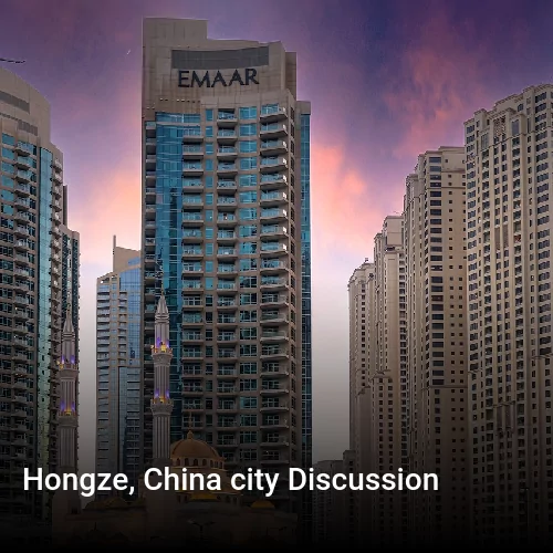 Hongze, China city Discussion