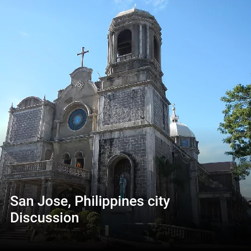 San Jose, Philippines city Discussion
