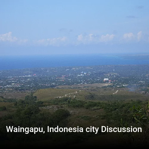 Waingapu, Indonesia city Discussion