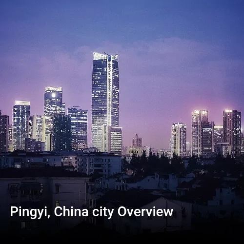 Pingyi, China city Overview