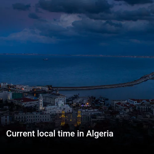 Current local time in Algeria